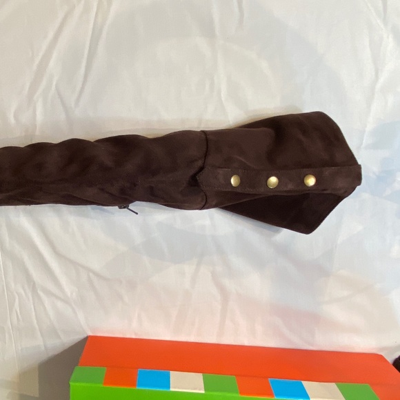 - - Charles David Brown Microsuede Adelina Boot - Picture 4 of 8